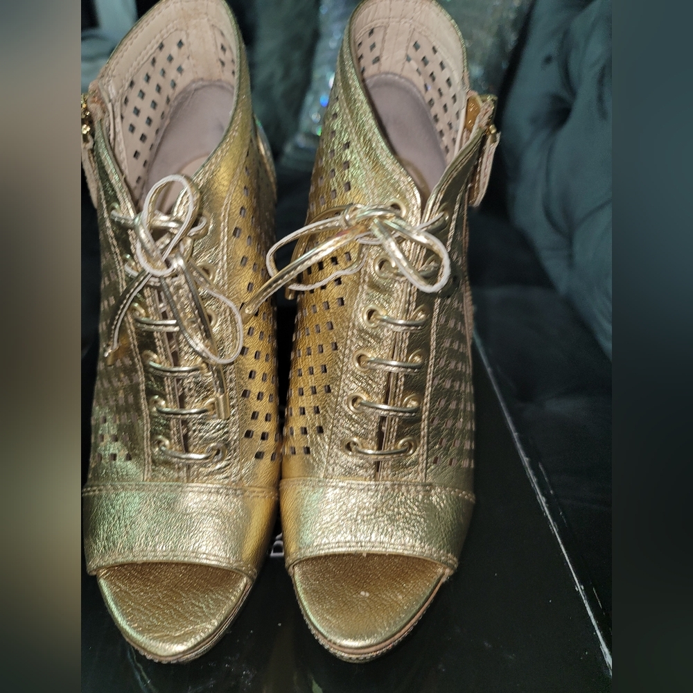 Womens Wedge herl shoes